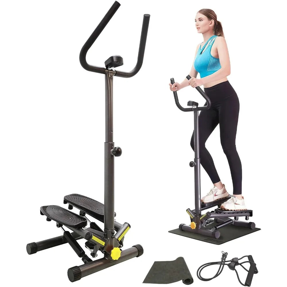 Stepper Machine with Resistance Bands, Mini Stepper